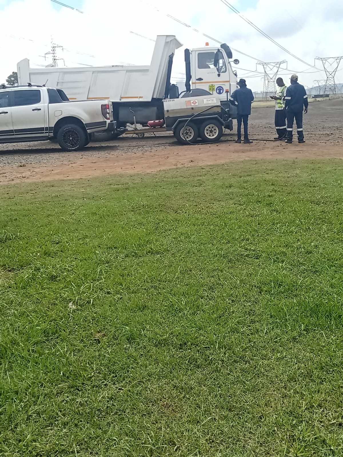 Wenzekahle team gathered on site